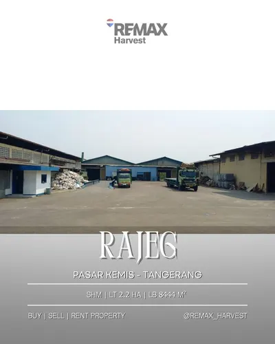 Tanah Plus Gudang Rajeg Pasar Kemis Tangerang