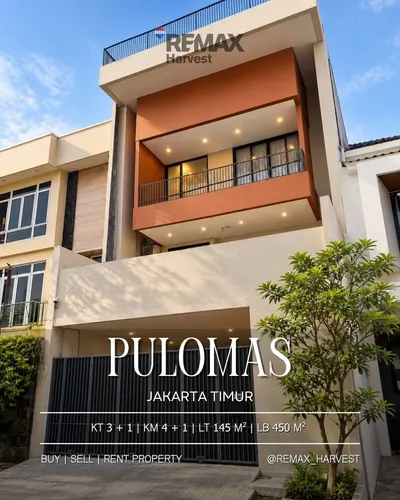 Rumah Modern Tropis Minimalis Pulomas Jakarta Timur